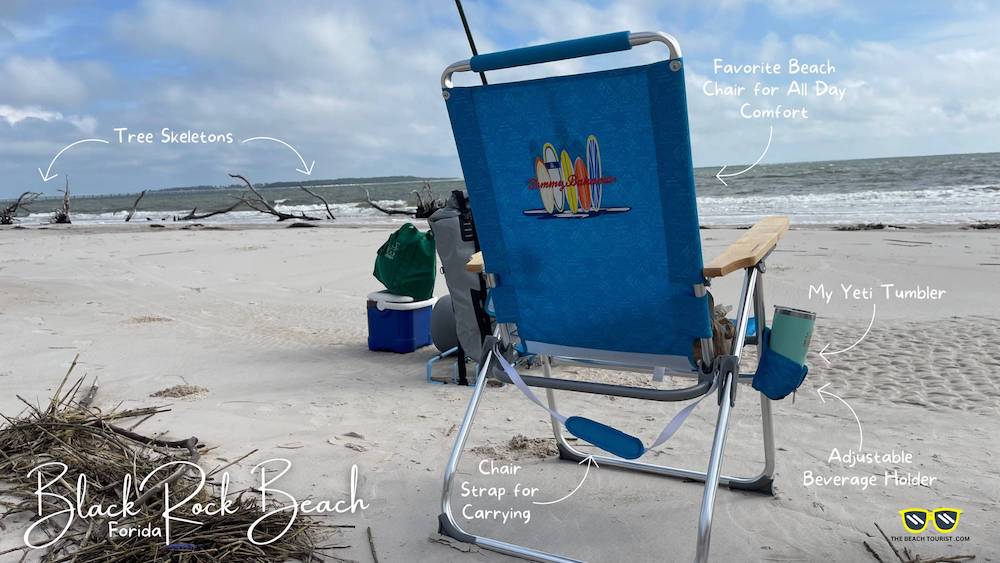 Our Favorite Chairs for Comfortable Beach Seating All Day Long at Black Rock Beach Florida