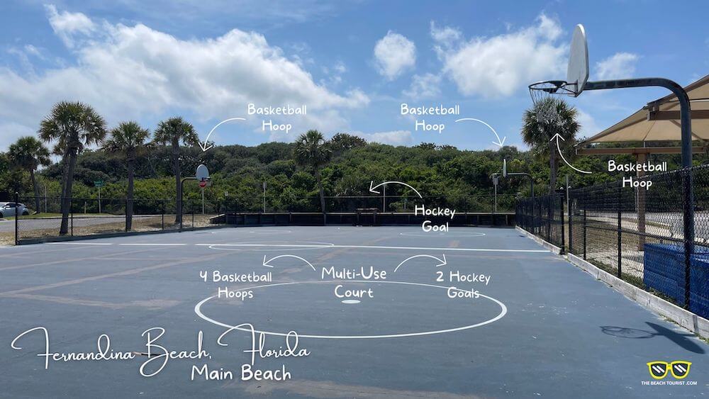 Fernandina Main Beach Multi-use Court for Basketball