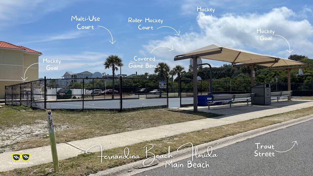 Fernandina Main Beach Multi-use Court for Roller Hockey